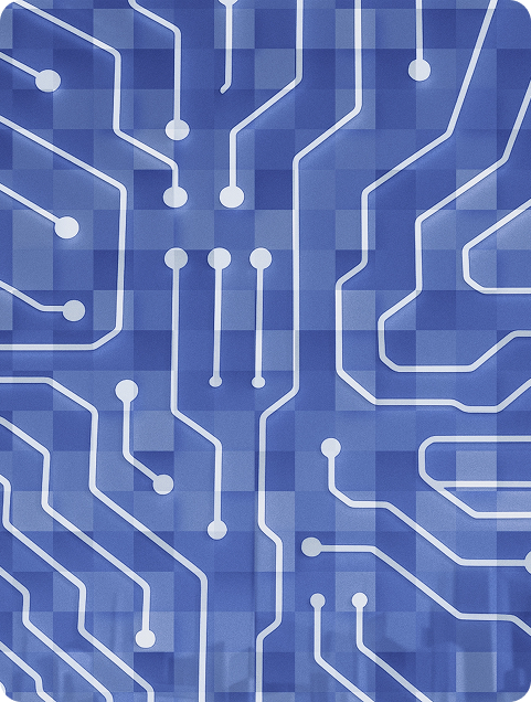 circuits électroniques d'une puce