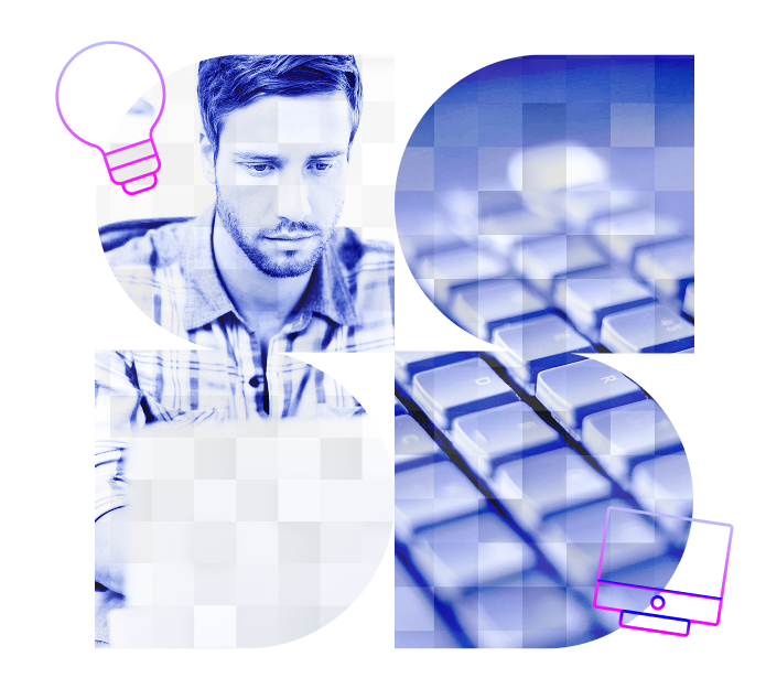 personne travaillant sur projet AMO