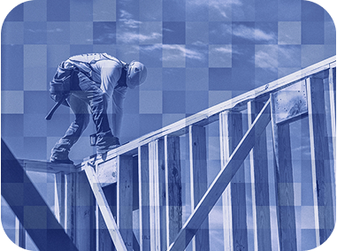 chantier de construction en ossature bois